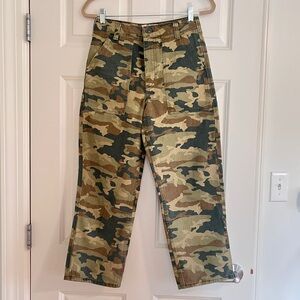 Free People Remy Camo Cropped Pants